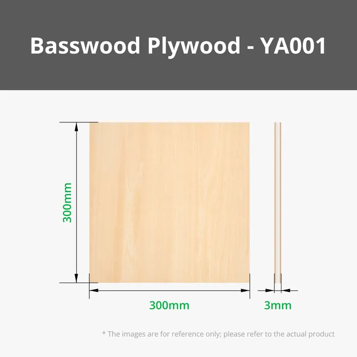 3mm Basswood Plywood (6pcs) - YA001 - Image 3
