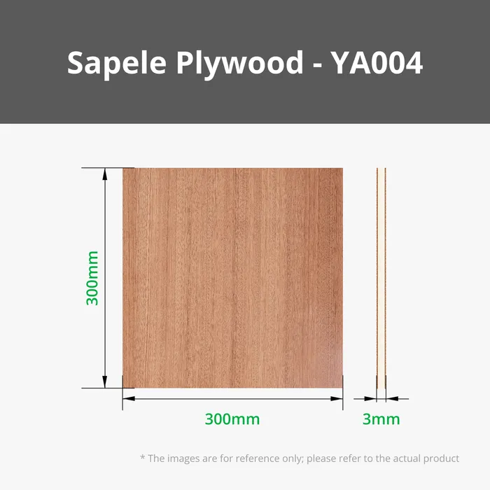 3mm Sapele Plywood (6pcs) - YA004 - Image 3