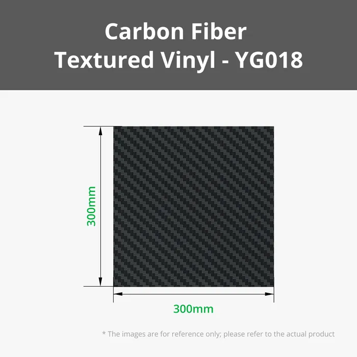 Carbon Fiber Textured Removable Vinyl (10pcs) -YG018 - Image 3
