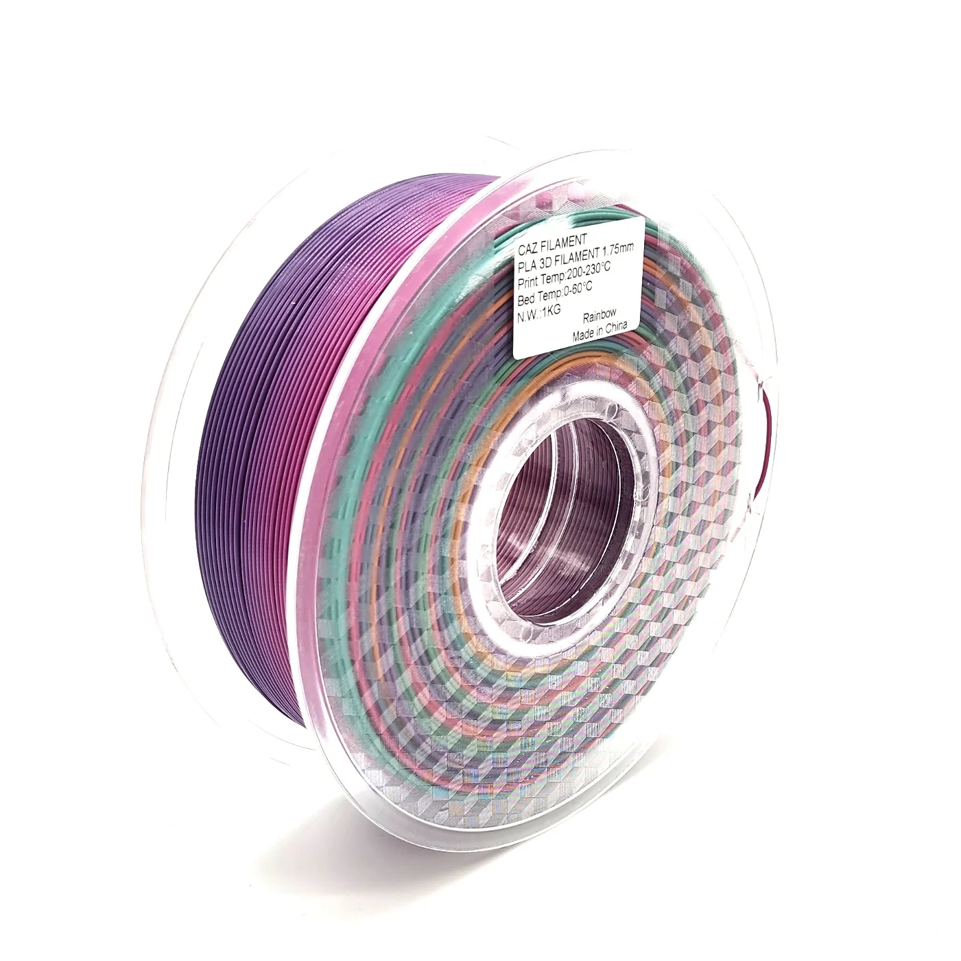 CAZ Filament Rainbow Silk\Matte PLA - 1.75mm (1kg) - Image 6