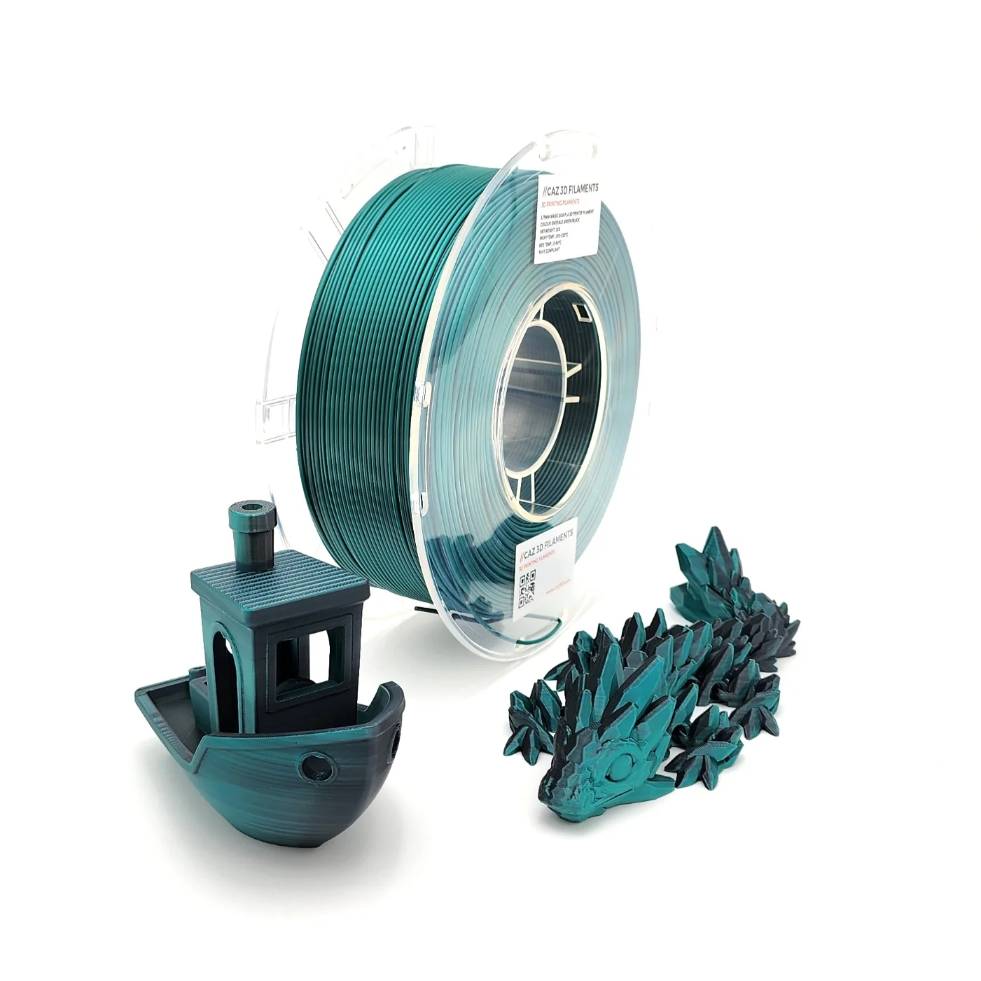 CAZ 3D Dual Colour Silk PLA  - 1.75mm (1kg) - Image 14