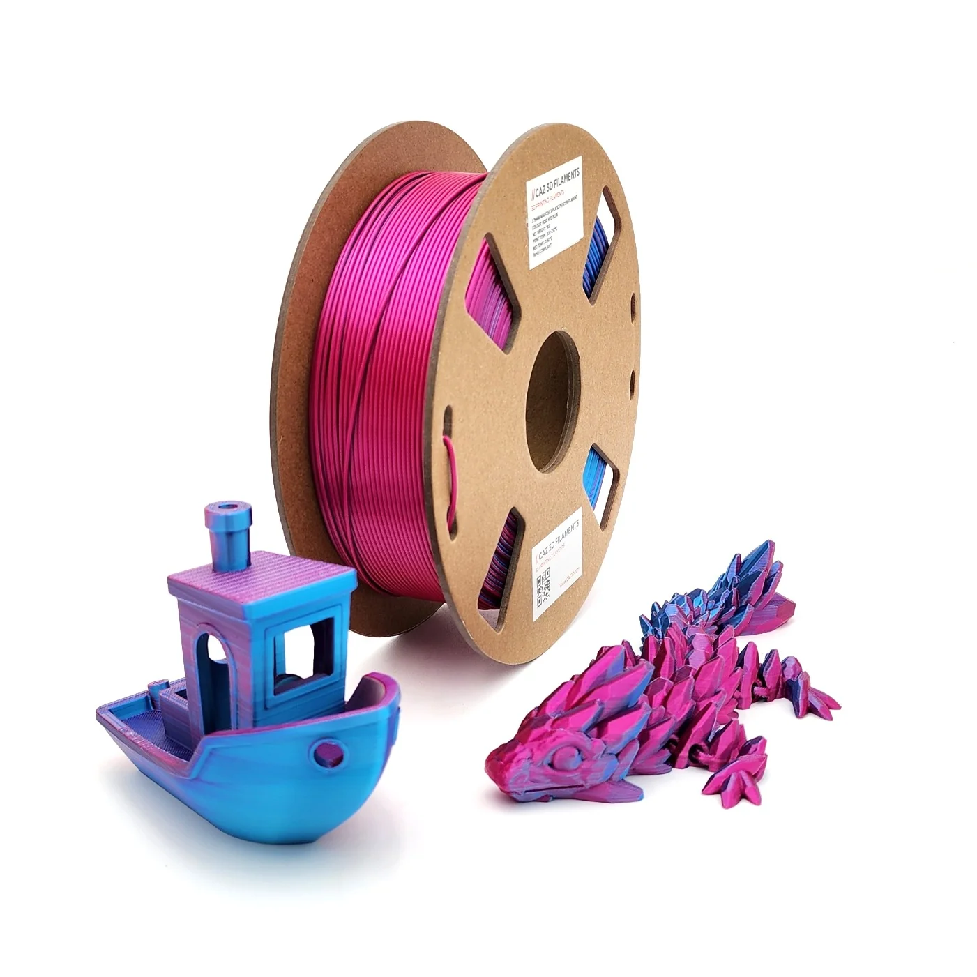 CAZ 3D Dual Colour Silk PLA  - 1.75mm (1kg) - Image 15