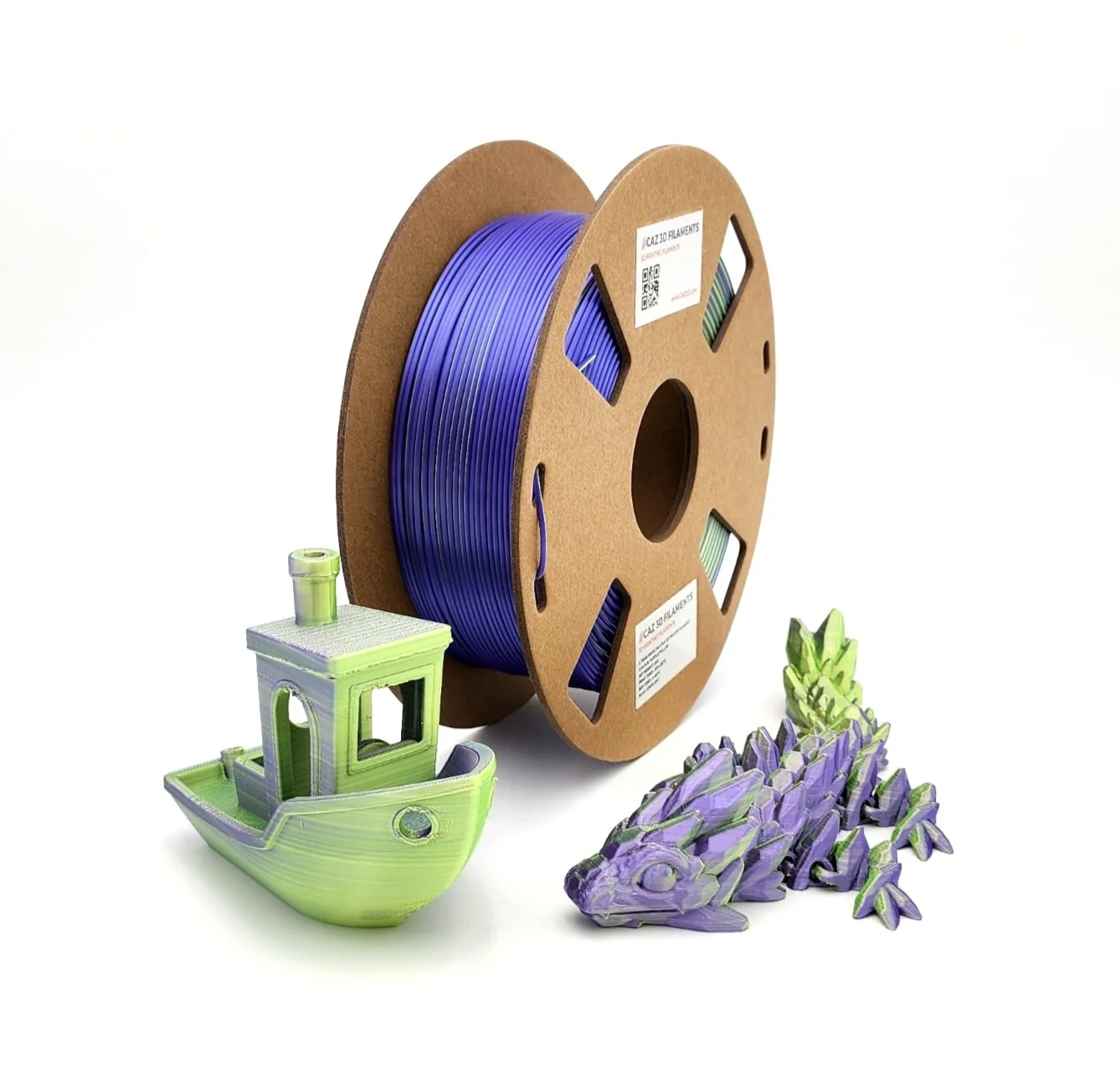 CAZ 3D Dual Colour Silk PLA  - 1.75mm (1kg) - Image 16