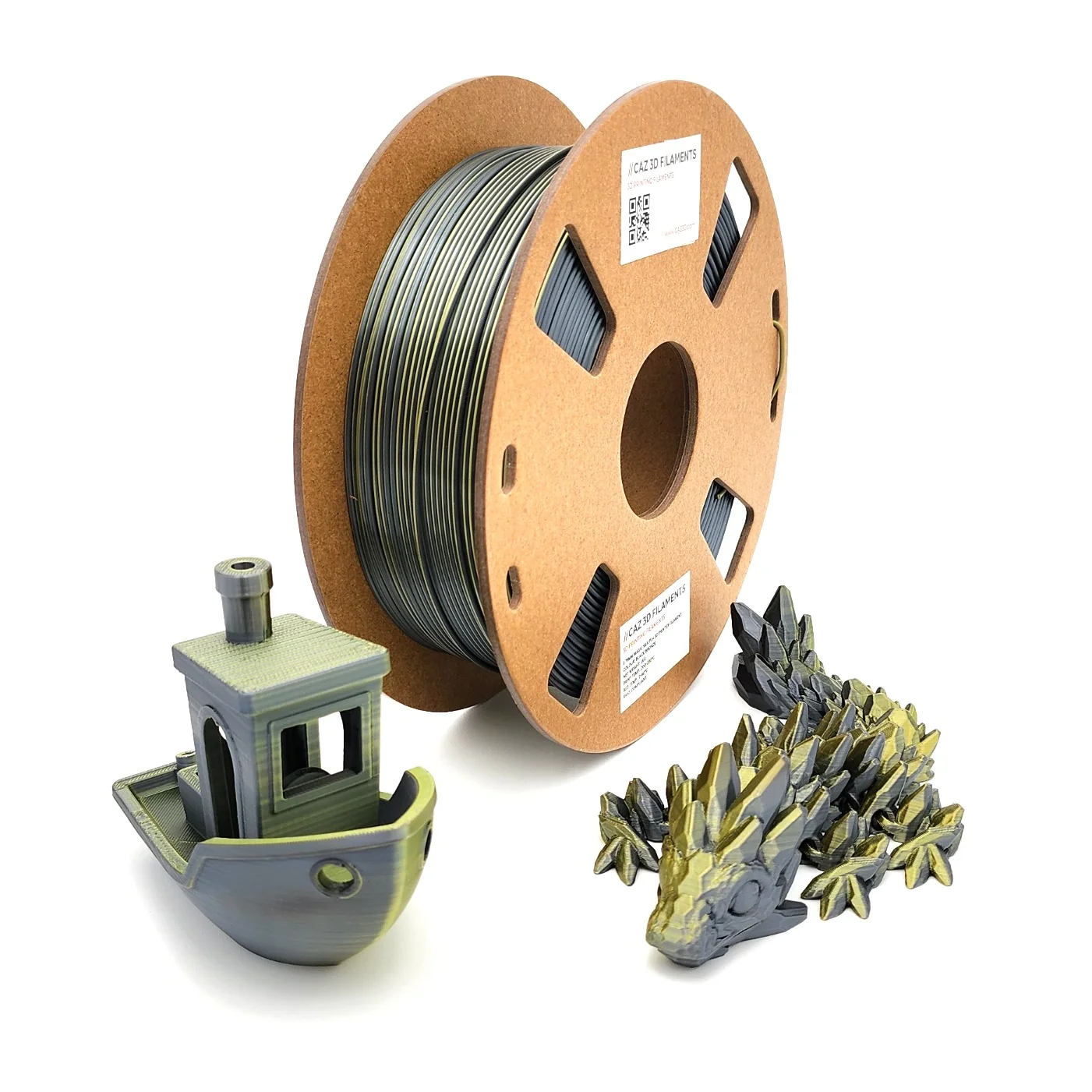 CAZ 3D Dual Colour Silk PLA  - 1.75mm (1kg) - Image 18
