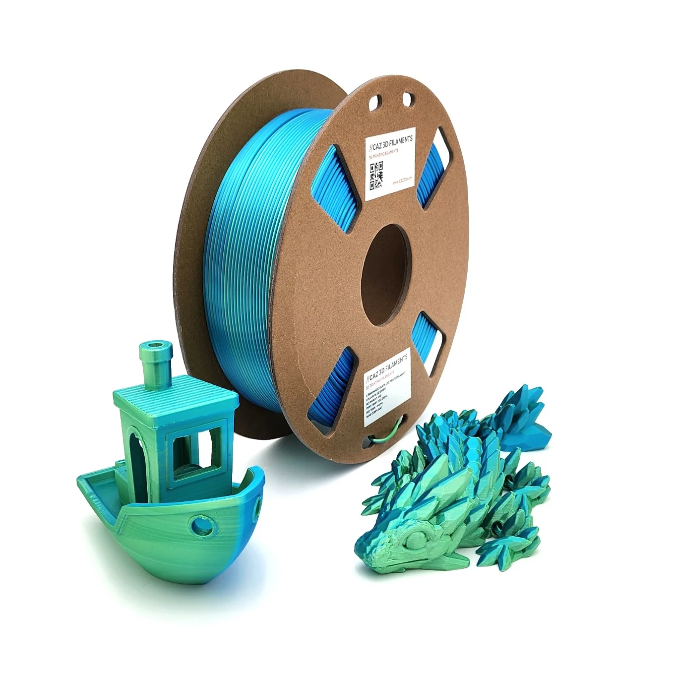 CAZ 3D Dual Colour Silk PLA  - 1.75mm (1kg) - Image 19