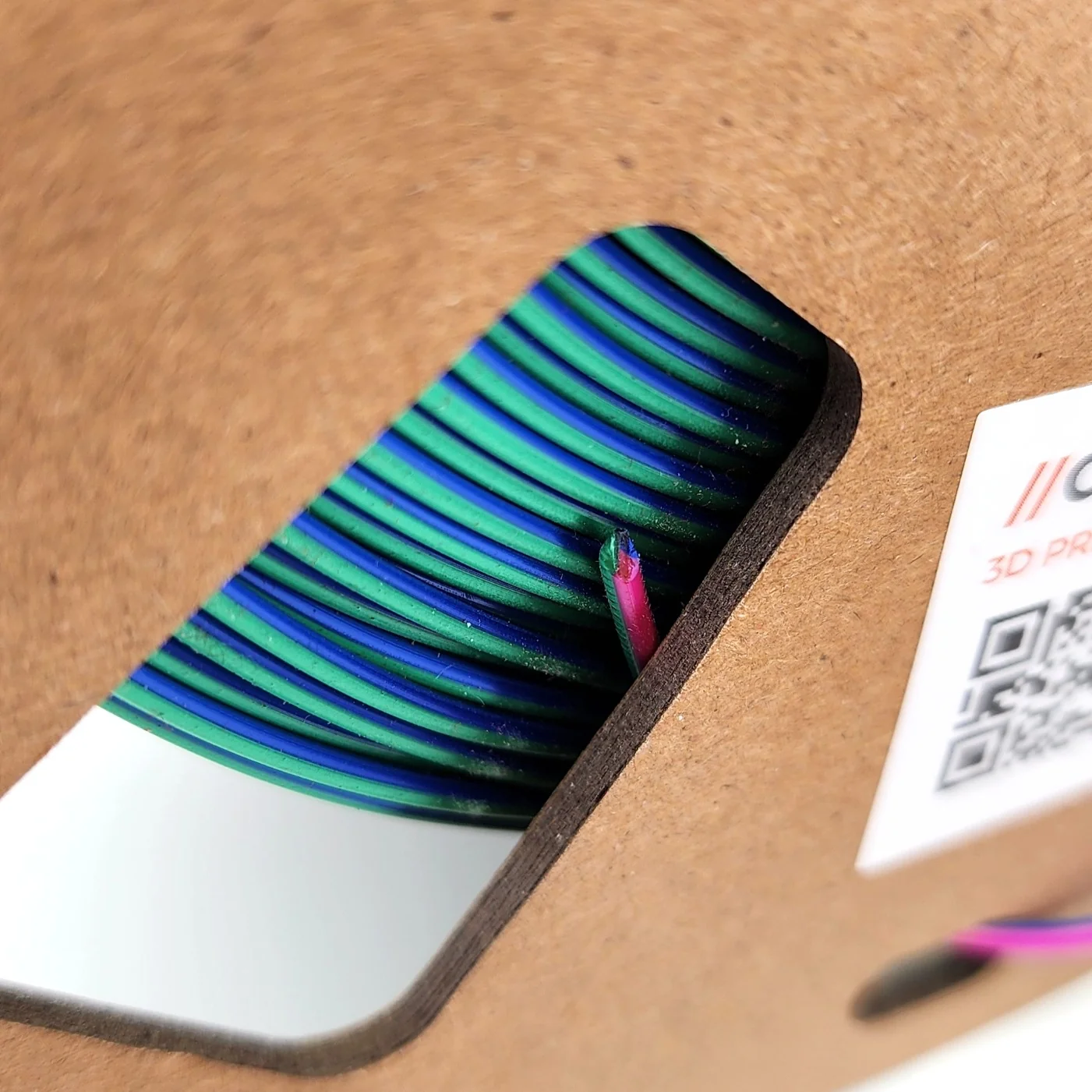 CAZ Filament Tri Colour Silk PLA - 1.75mm (1kg) - Image 4