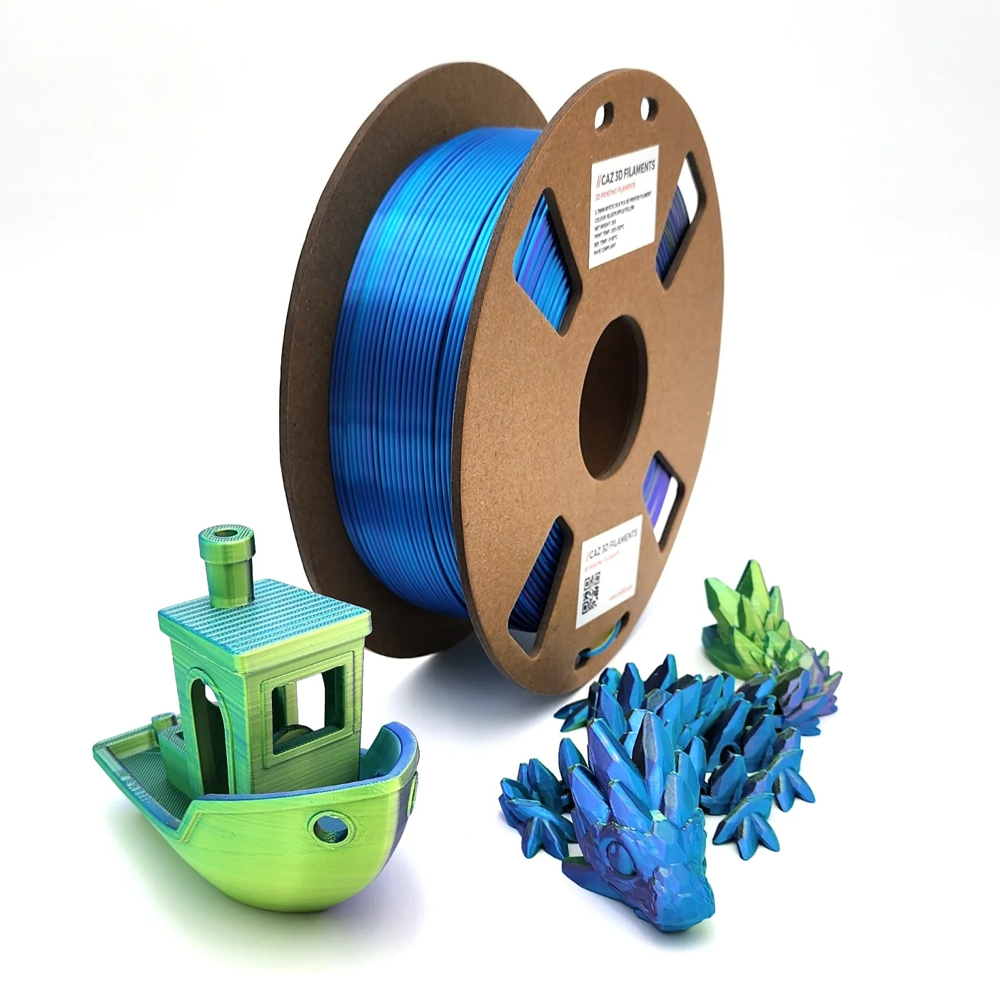 CAZ Filament Tri Colour Silk PLA - 1.75mm (1kg) - Image 8