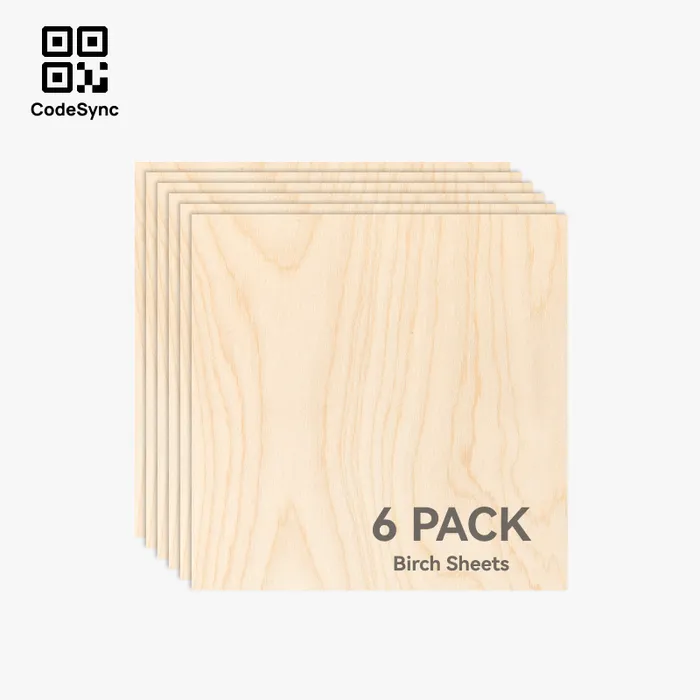 3mm Birch Plywood (6pcs) - YA002