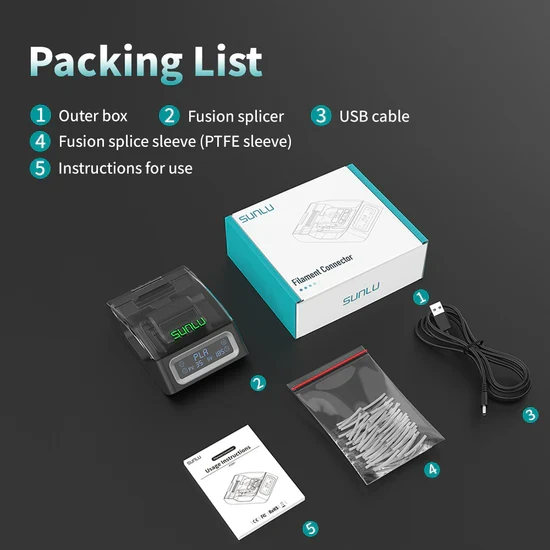 Sunlu Filament Connector FC01, Fusion Splicer, Weldable to 1.75mm PLA, ABS, PETG - Image 3