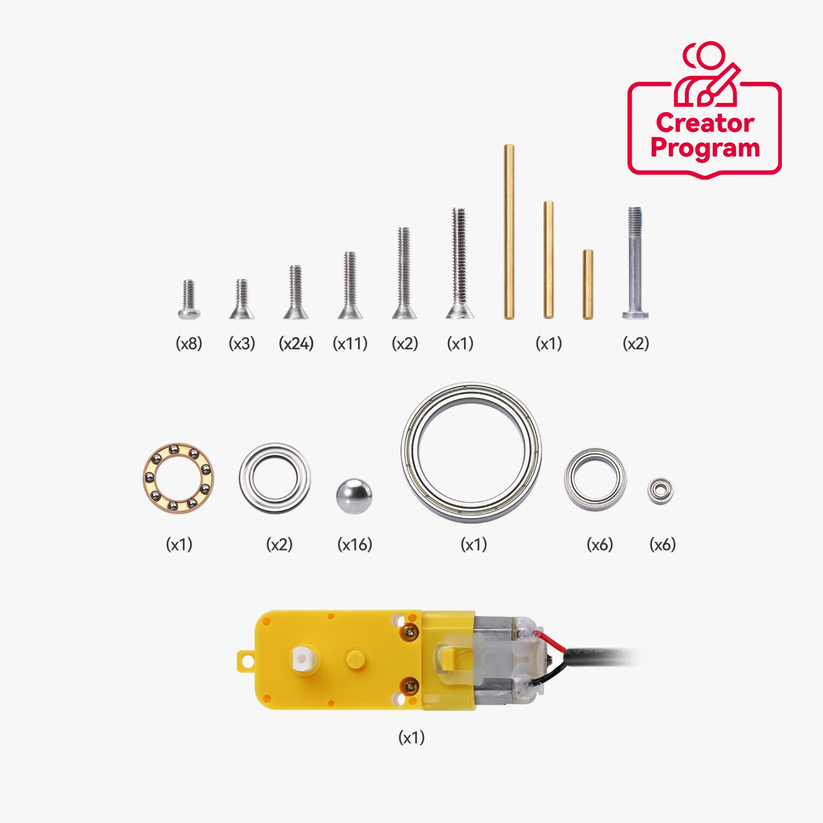 Triple-axis Tourbillon Model Components Kit 007 - MH007 - Image 3