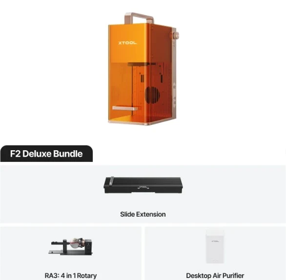 xTool F2 5W IR & 15W Diode Portable Dual Laser Engraver - Image 3
