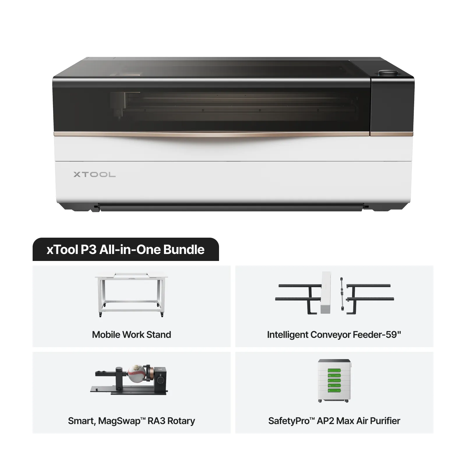 xTool P3 80W Flagship CO2 Laser Cutter with Intelligent Automation - Image 3
